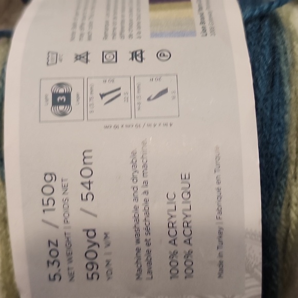 Lion Brand Mandala Baby Yarn 6 Pack Skein Cakes - Picture 4 of 5